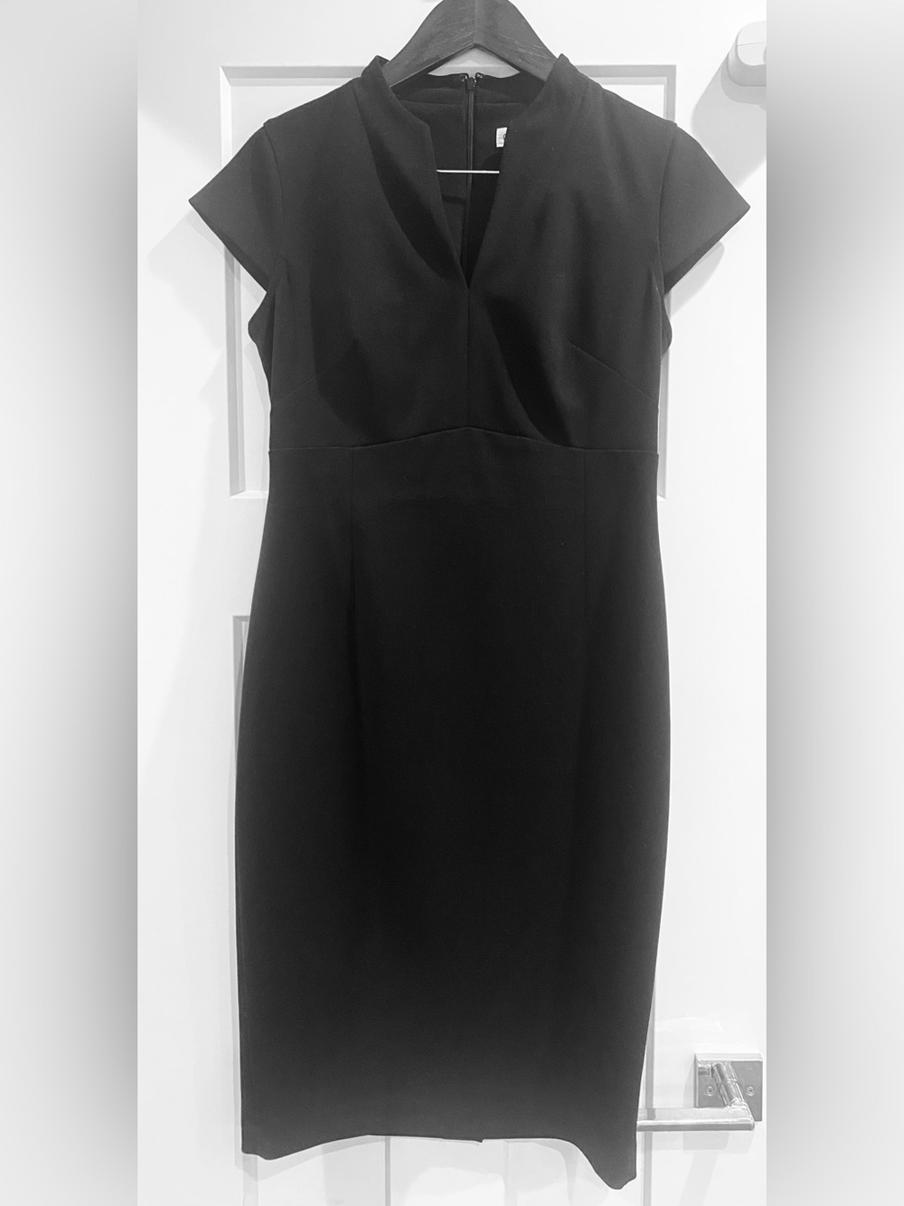 Calvin Klein Black Midi Sheath Dress